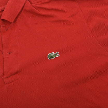 Vintage Lacoste 3er Polo-Shirts Made in France Größe 4 ca. 50,5-54cm - Petrol/Rot/Grün