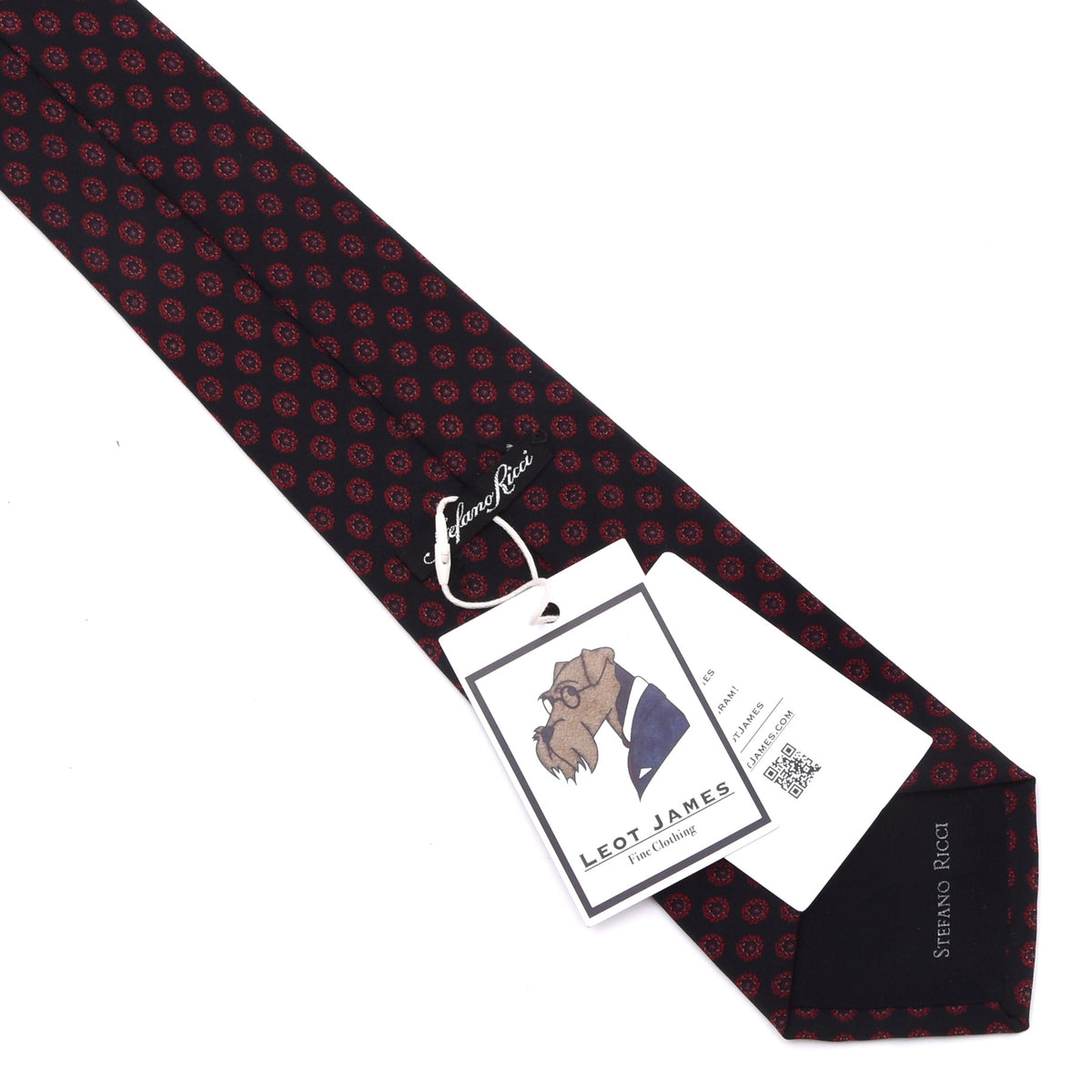 Stefano Ricci Vintage Seide Krawatte Made in Italy - Rot Blumen