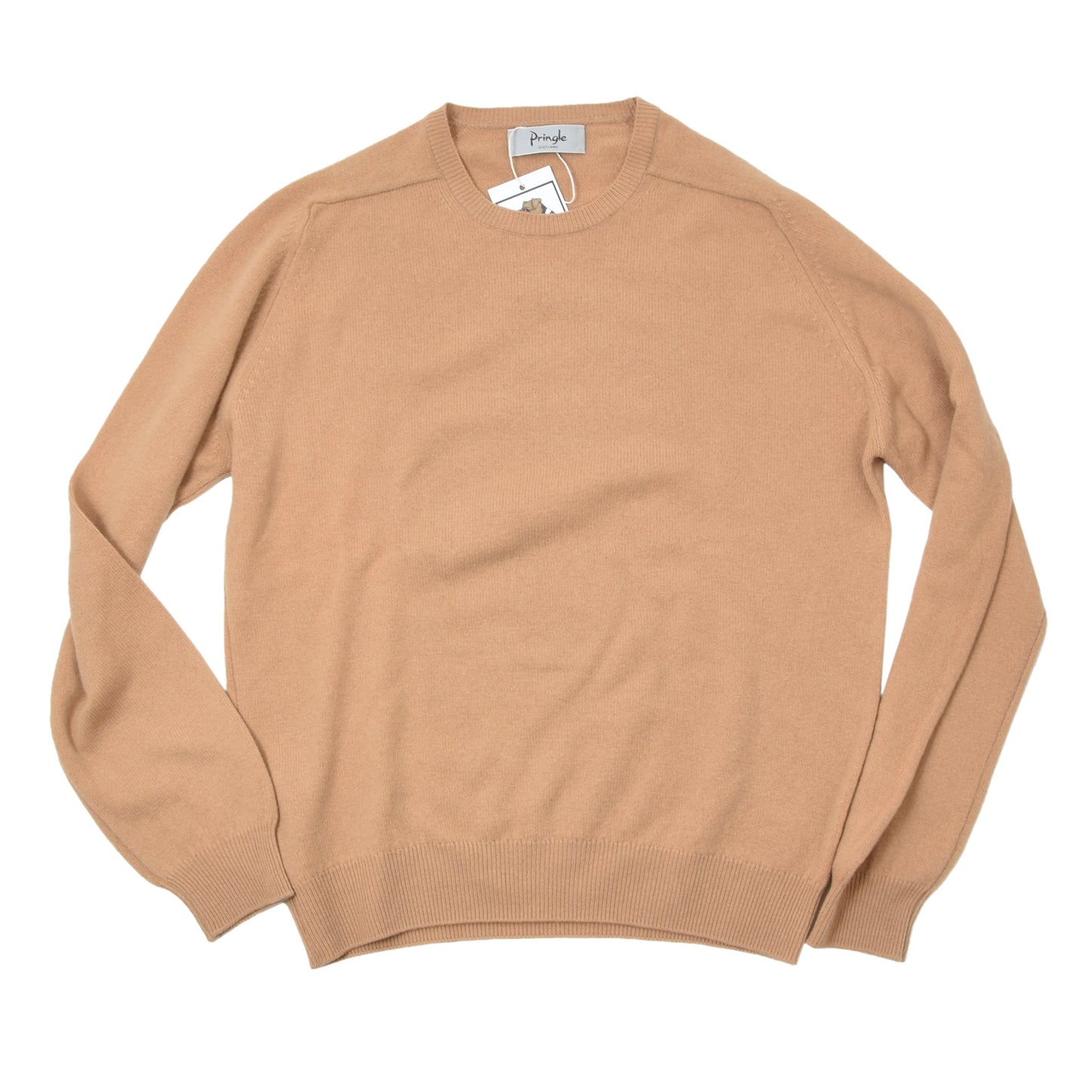 Pringle Wool Sweater Size S Chest ca. 57.5cm - Tan