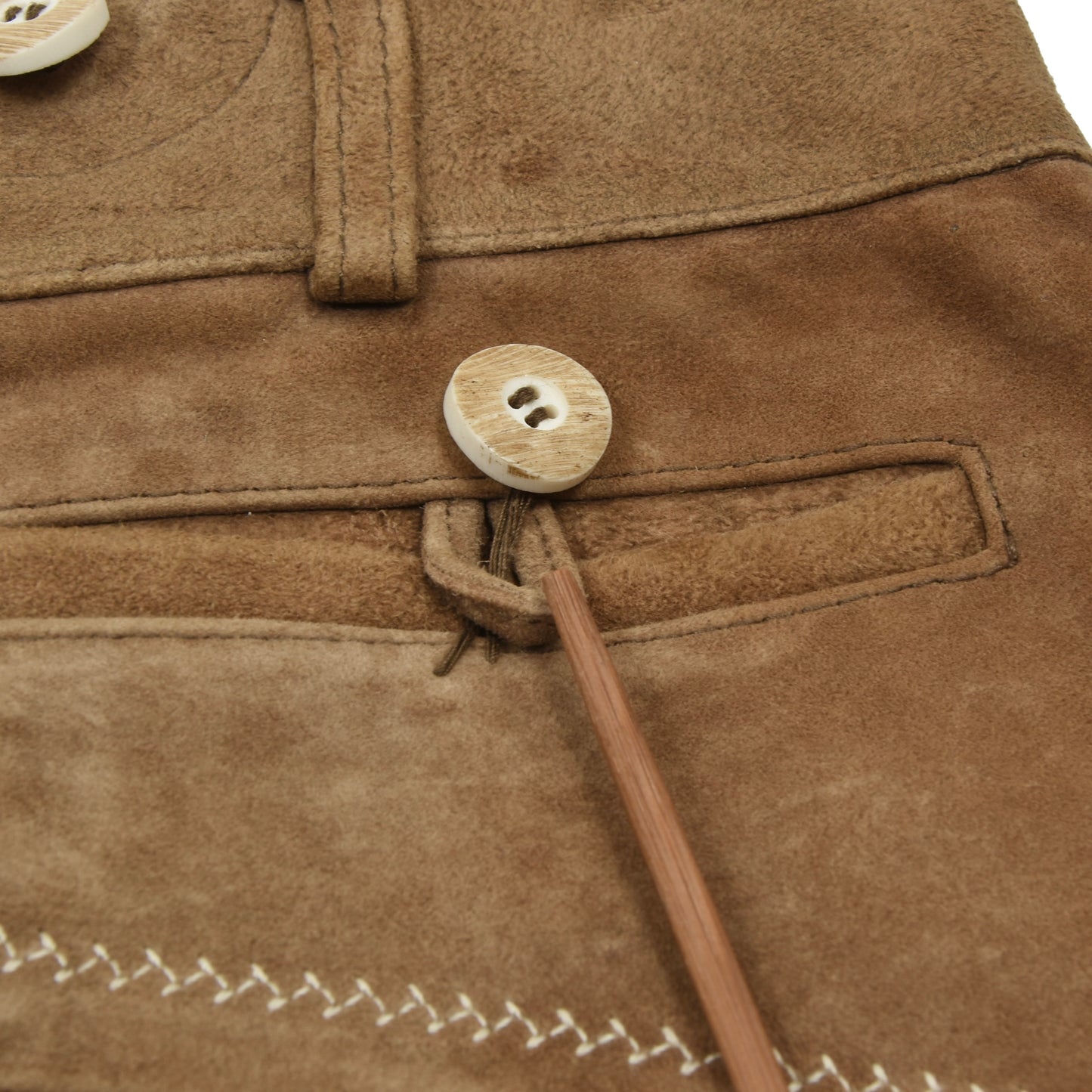 Classic Suede Lederhose Size 52 - Brown