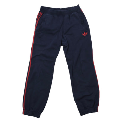 Adidas Cotton Blend Track Suit Size M Chest ca. 63.5cm - Navy/Red