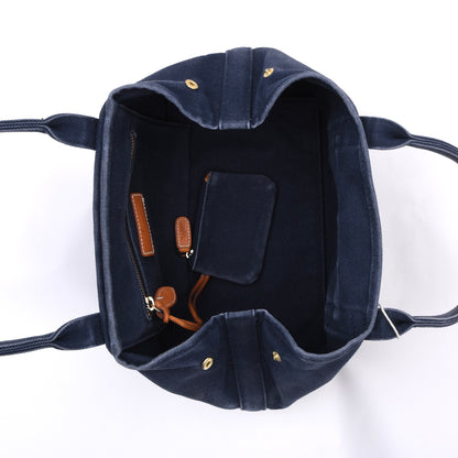Ralph Lauren Canvas Tote Bag - Navy Blue