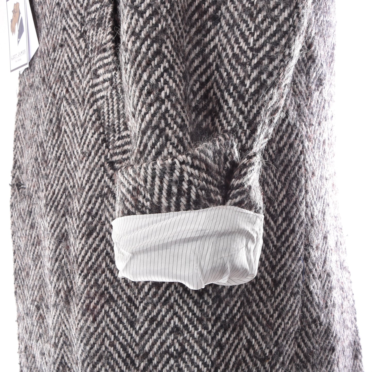 Sand Copenhagen Overcoat Size 46 ca. 50cm - Herringbone