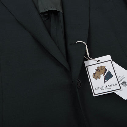 Scuderi Wolle Sakko Gr. 52 Feat. Loro Piana Super 120s Made in Italy - Grün
