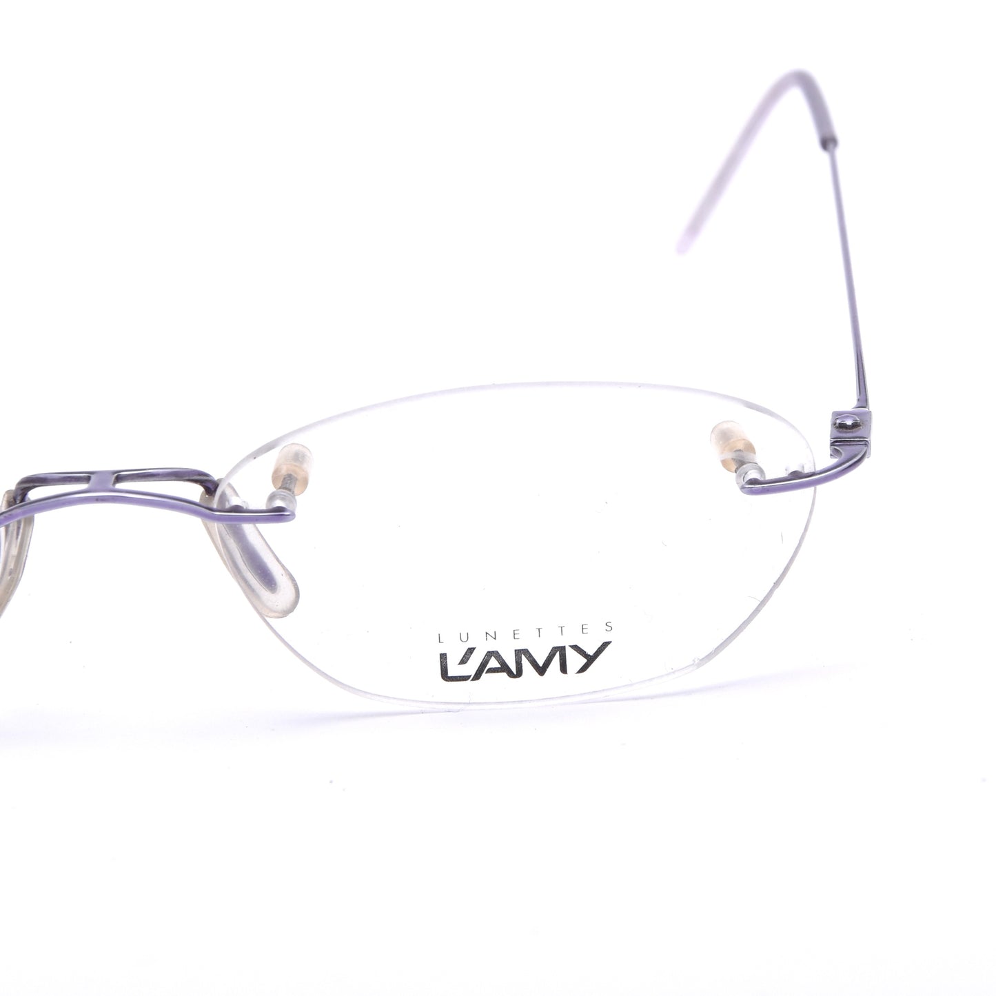 NWOT L'Amy Randlose Brillengestelle Mod. Origa 1010 - Violett