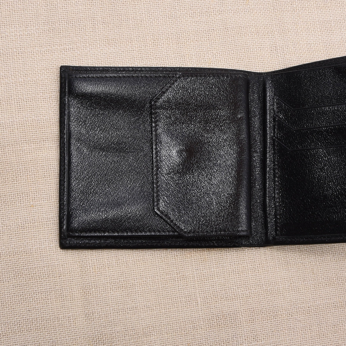 NOS Glanzleder Brieftasche - Schwarz