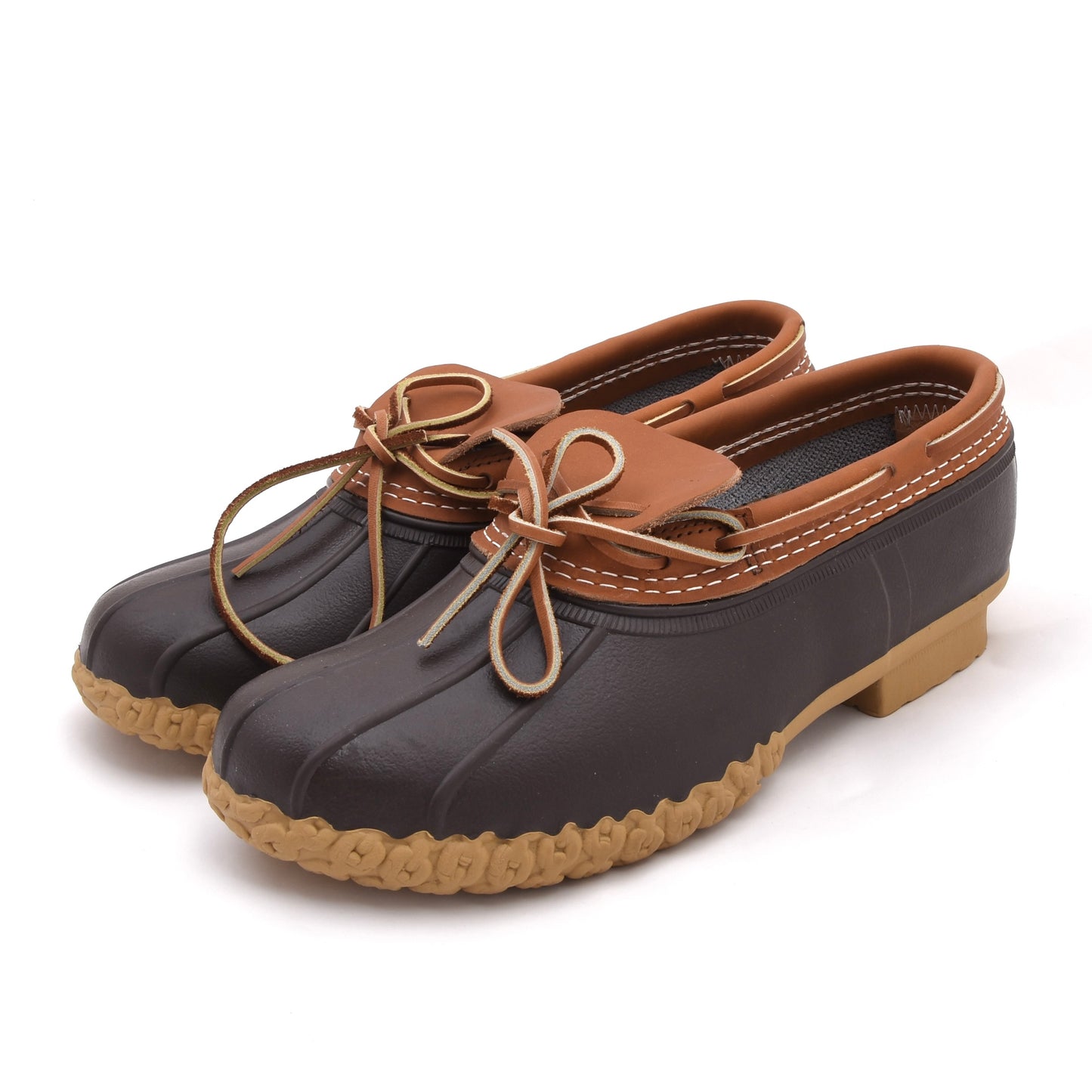 New L.L. Bean Bean Boots Rubber Mocs Size  10 - Brown/Tan