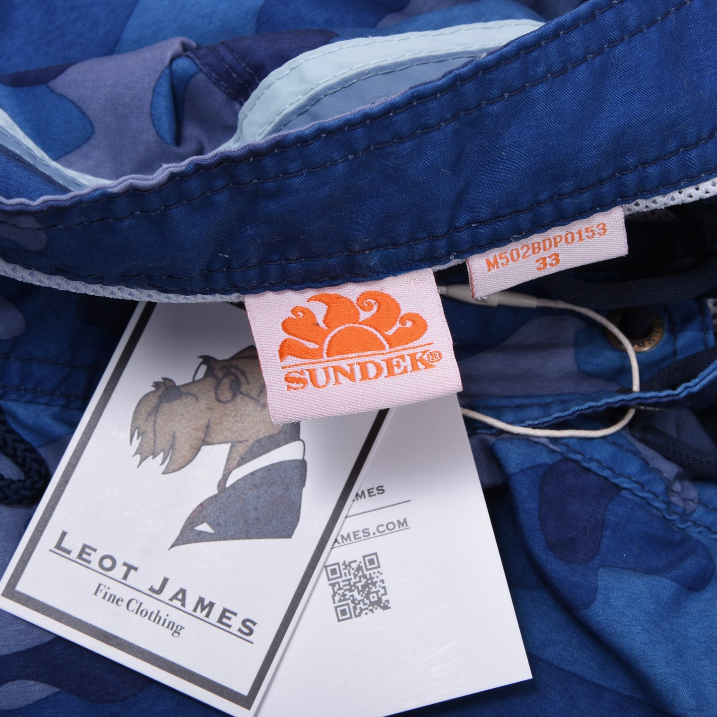 Sundek Badehose Größe 33 - Blaue Camouflage