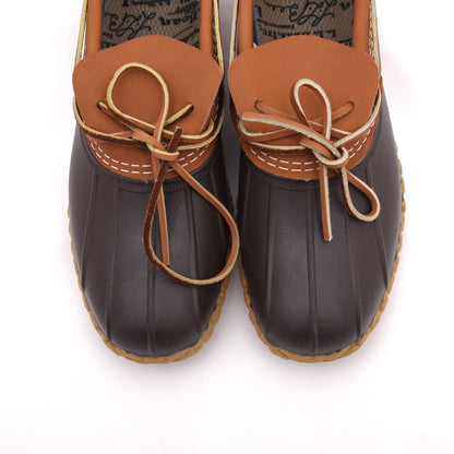 New L.L. Bean Bean Boots Rubber Mocs Size  10 - Brown/Tan