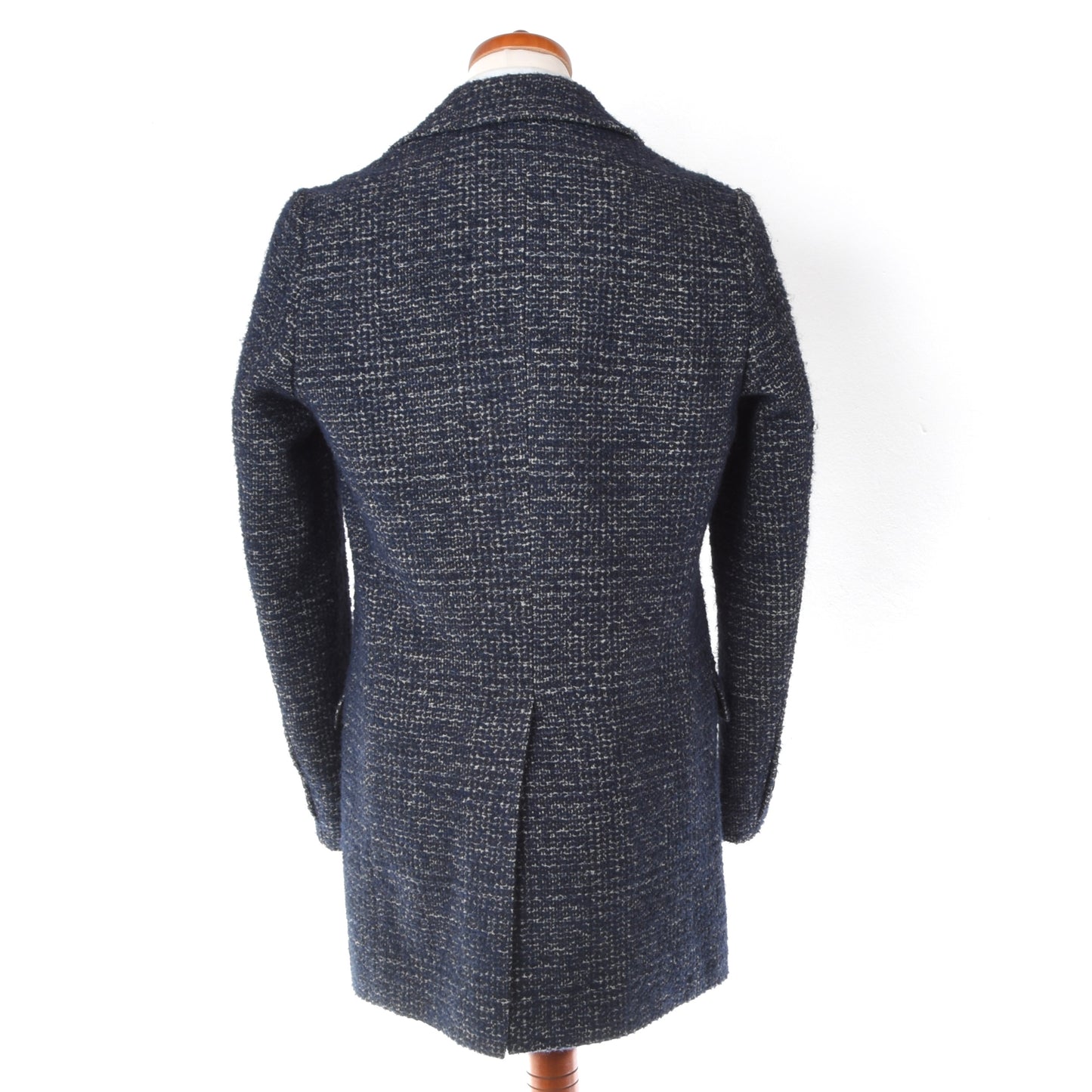 Dietmar Haas Wool-Blend with Alpaca Coat Size 46 - Blue