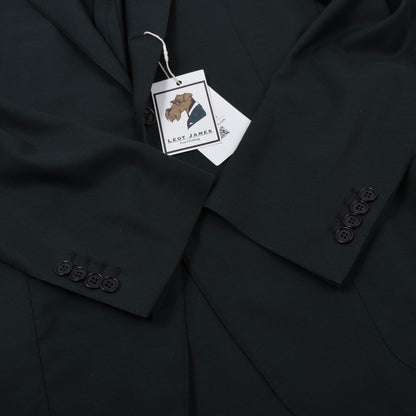 Scuderi Wolle Sakko Gr. 52 Feat. Loro Piana Super 120s Made in Italy - Grün