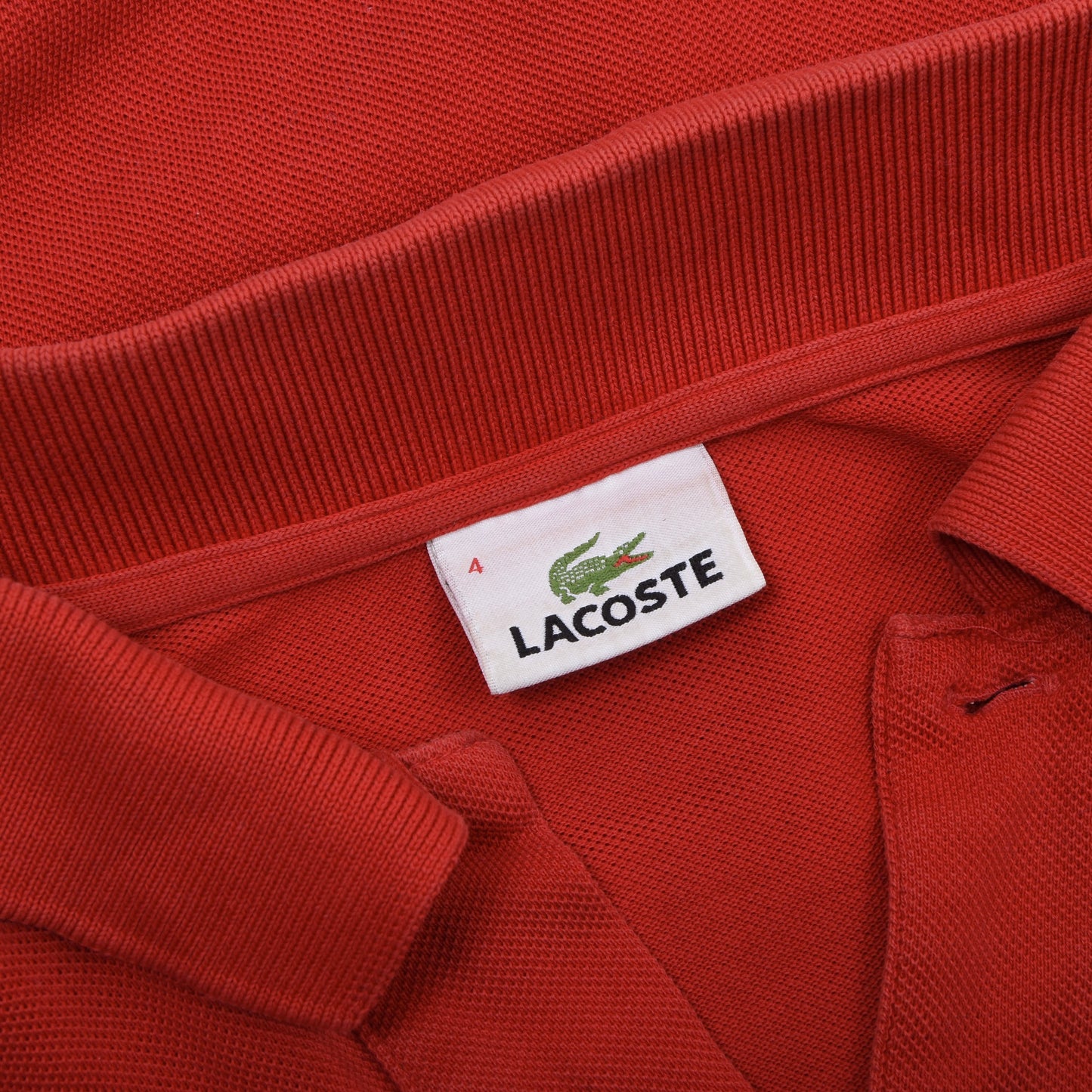 Vintage Lacoste 3er Polo-Shirts Made in France Größe 4 ca. 50,5-54cm - Petrol/Rot/Grün