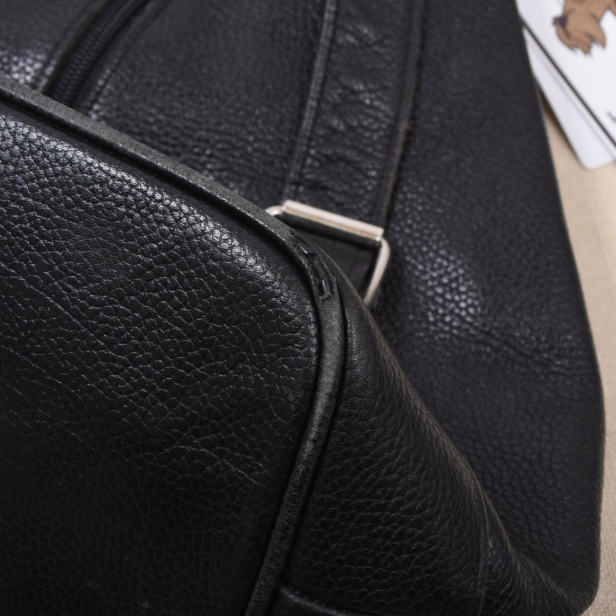 Vintage R. Horn's Wien Leder Rucksack Made in Austria - Schwarz