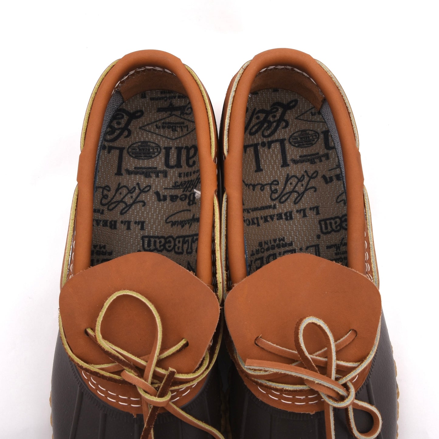 New L.L. Bean Bean Boots Rubber Mocs Size  10 - Brown/Tan