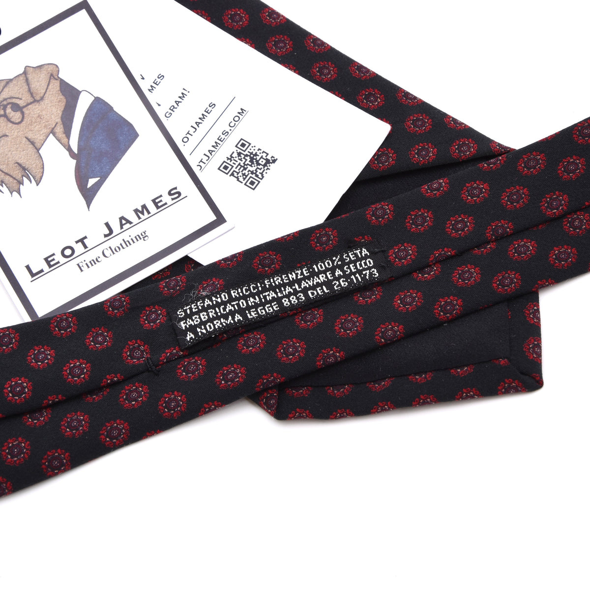 Stefano Ricci Vintage Seide Krawatte Made in Italy - Rot Blumen