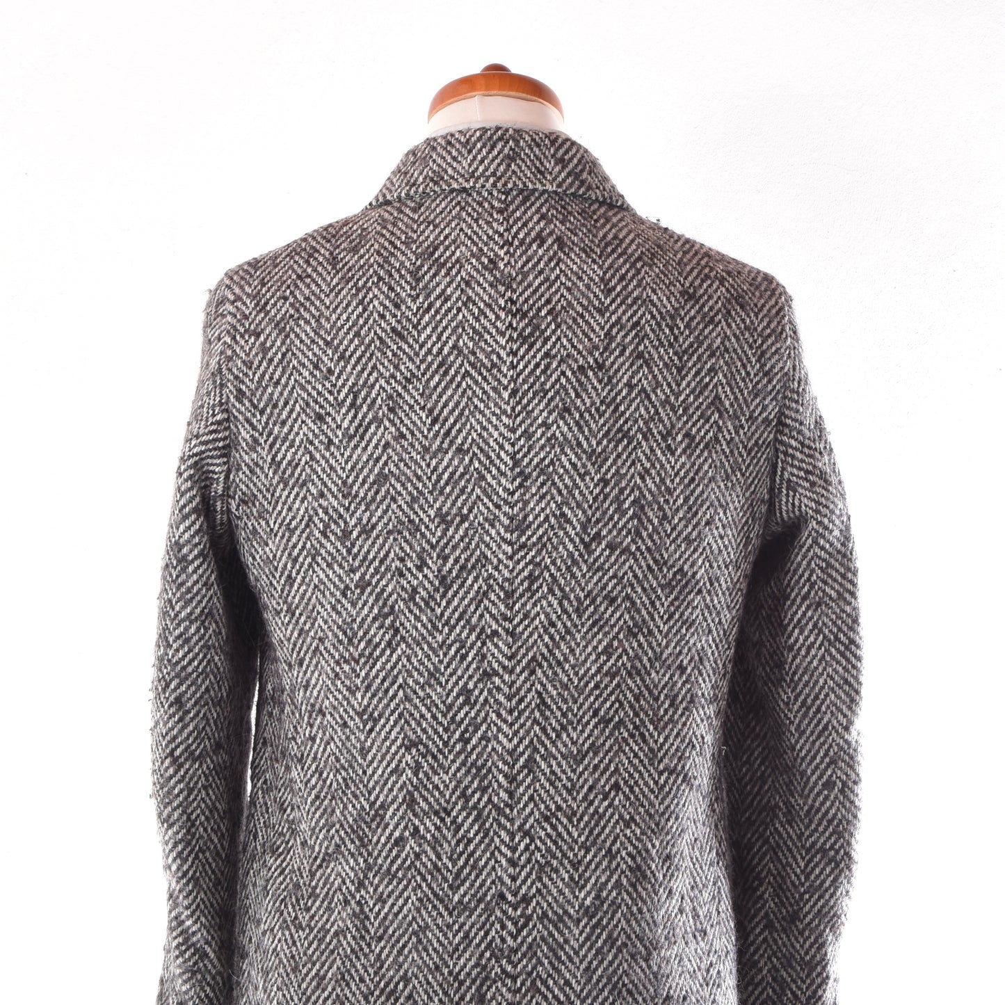 Sand Copenhagen Overcoat Size 46 ca. 50cm - Herringbone