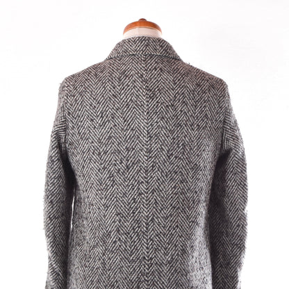 Sand Copenhagen Overcoat Size 46 ca. 50cm - Herringbone