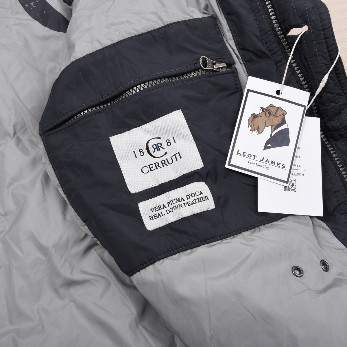 Cerruti Daunen Steppjacke Gr. M - Marineblau