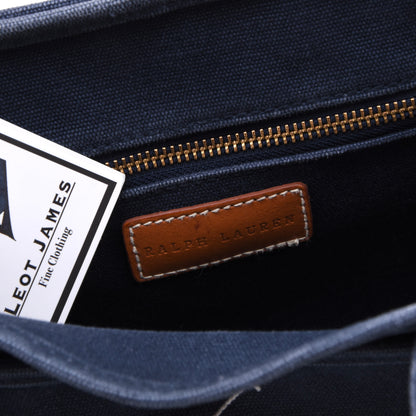 Ralph Lauren Canvas Tote Bag - Navy Blue