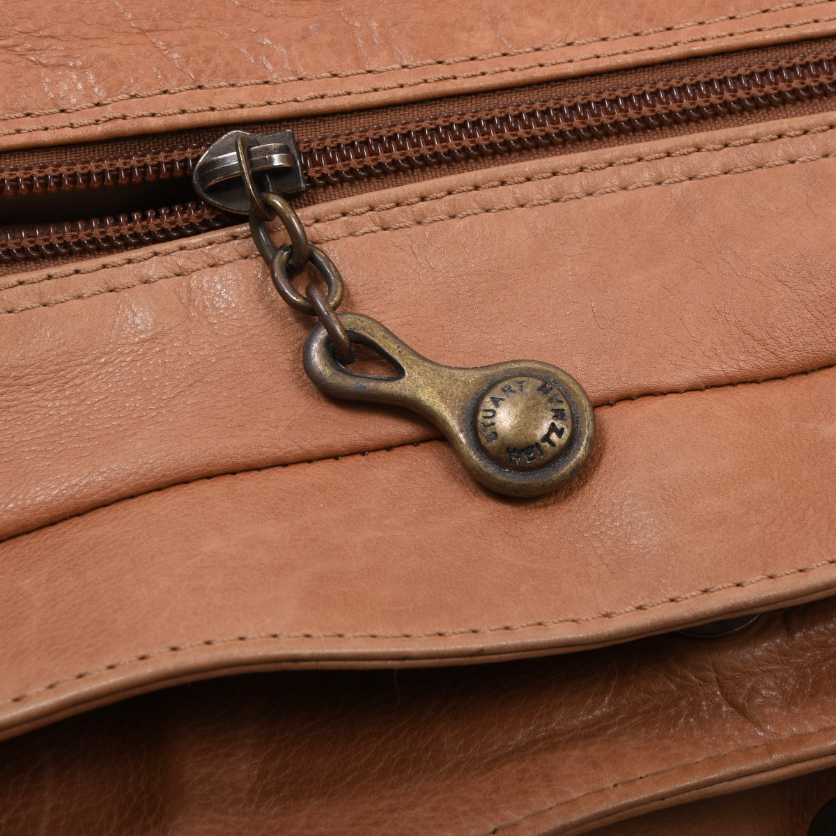 Stuart Weitzman Leder Handtasche Made in Spain - Tan