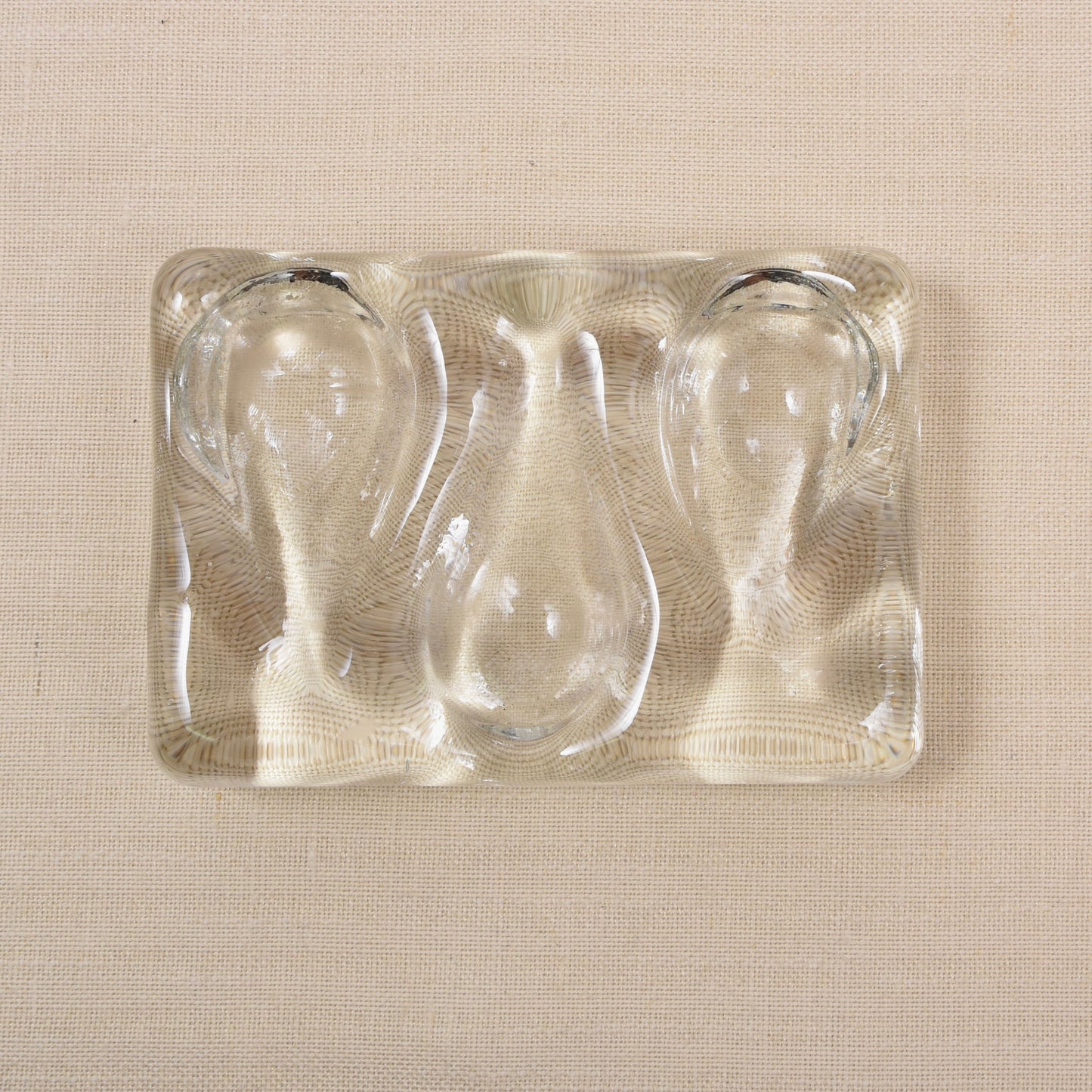 Vintage Solid Glass Pipe Stand
