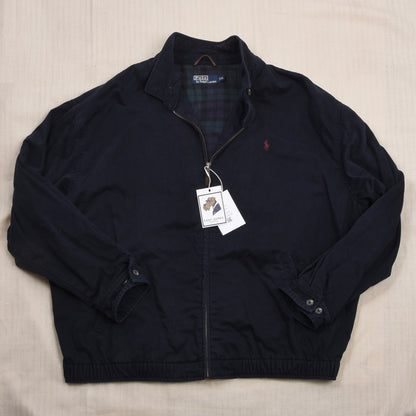 Vintage Polo Ralph Lauren Harrington Jacke Gr. XXL - Marineblau
