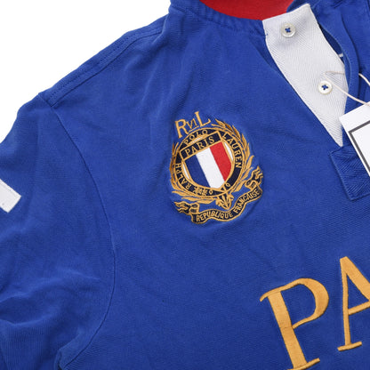 Polo Ralph Lauren 3x Polo Shirts Custom Fit Size L ca. 55-57.5cm - Blue/Navy/Beige