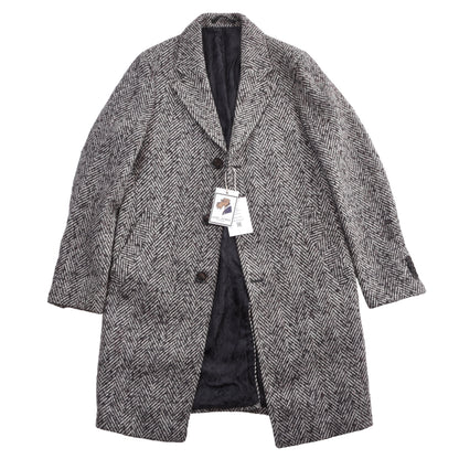 Sand Copenhagen Overcoat Size 46 ca. 50cm - Herringbone