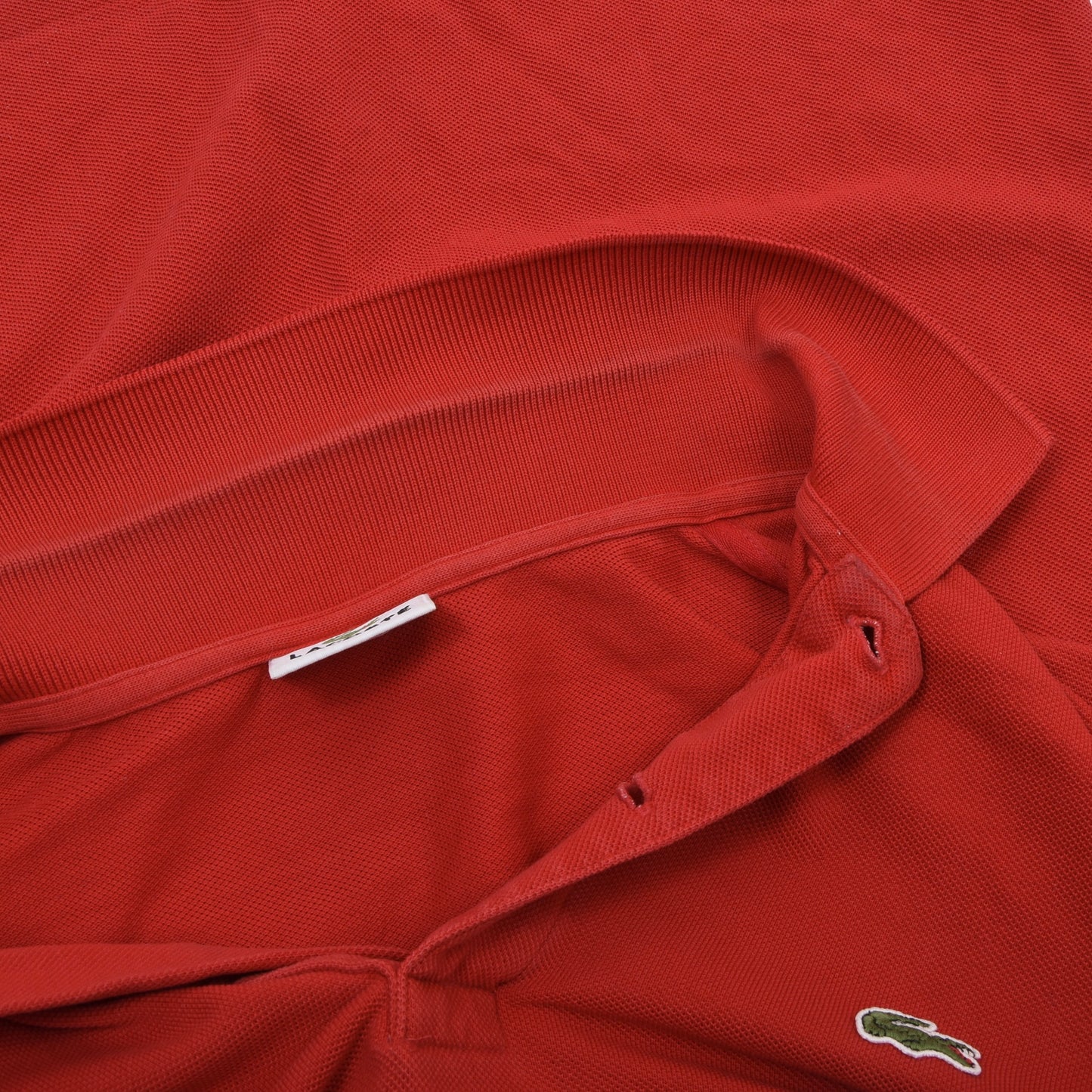 Vintage Lacoste 3er Polo-Shirts Made in France Größe 4 ca. 50,5-54cm - Petrol/Rot/Grün