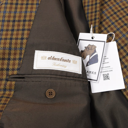 Al Duca D'Aosta x Pal Zileri 100% Wool Jacket Size 54 Made in Italy - Gunclub Check