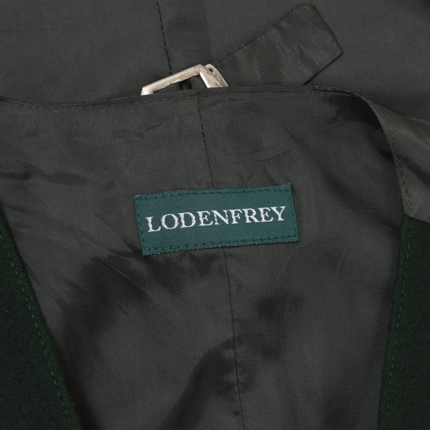 Lodenfrey Wool Blend Vest Size 94 ca. 50.5cm - Green