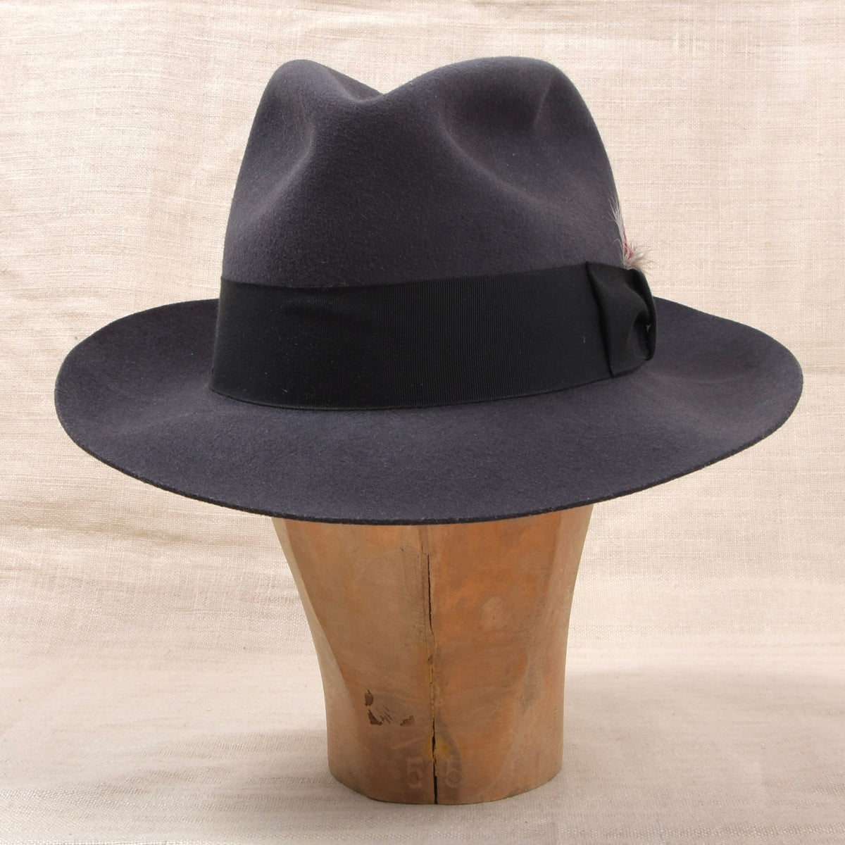 The Untouchables Wolle Fedora Gr. M Made in the USA - Grau