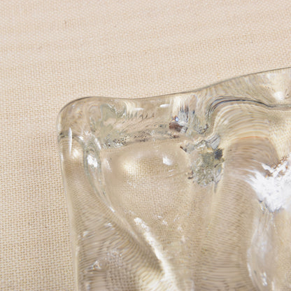 Vintage Solid Glass Pipe Stand