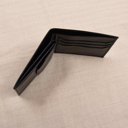NOS Glanzleder Brieftasche - Schwarz