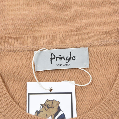 Pringle Wool Sweater Size S Chest ca. 57.5cm - Tan