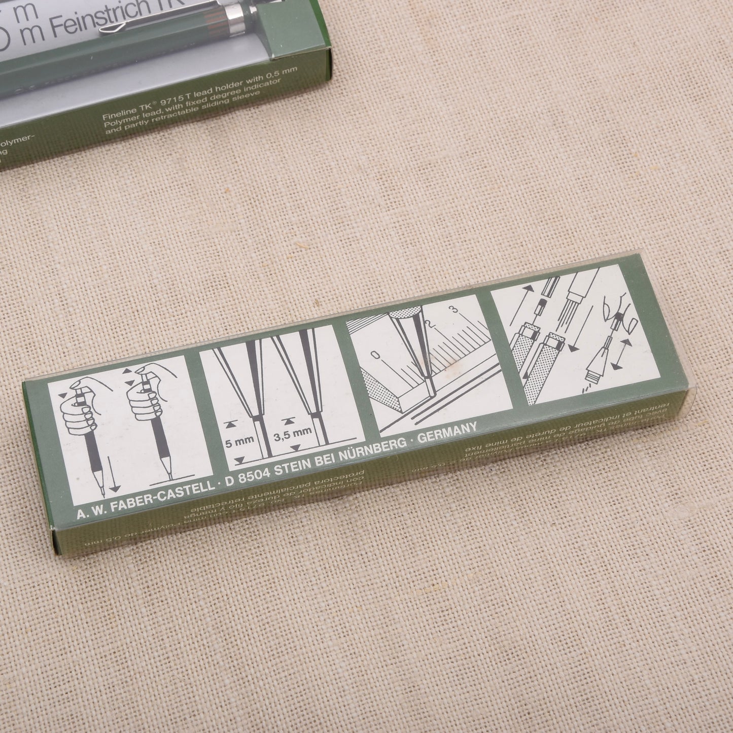 Vintage Faber-Castell TK 9715 Druckbleistift 0,5 mm – New Old Stock (NOS) – Made in Germany