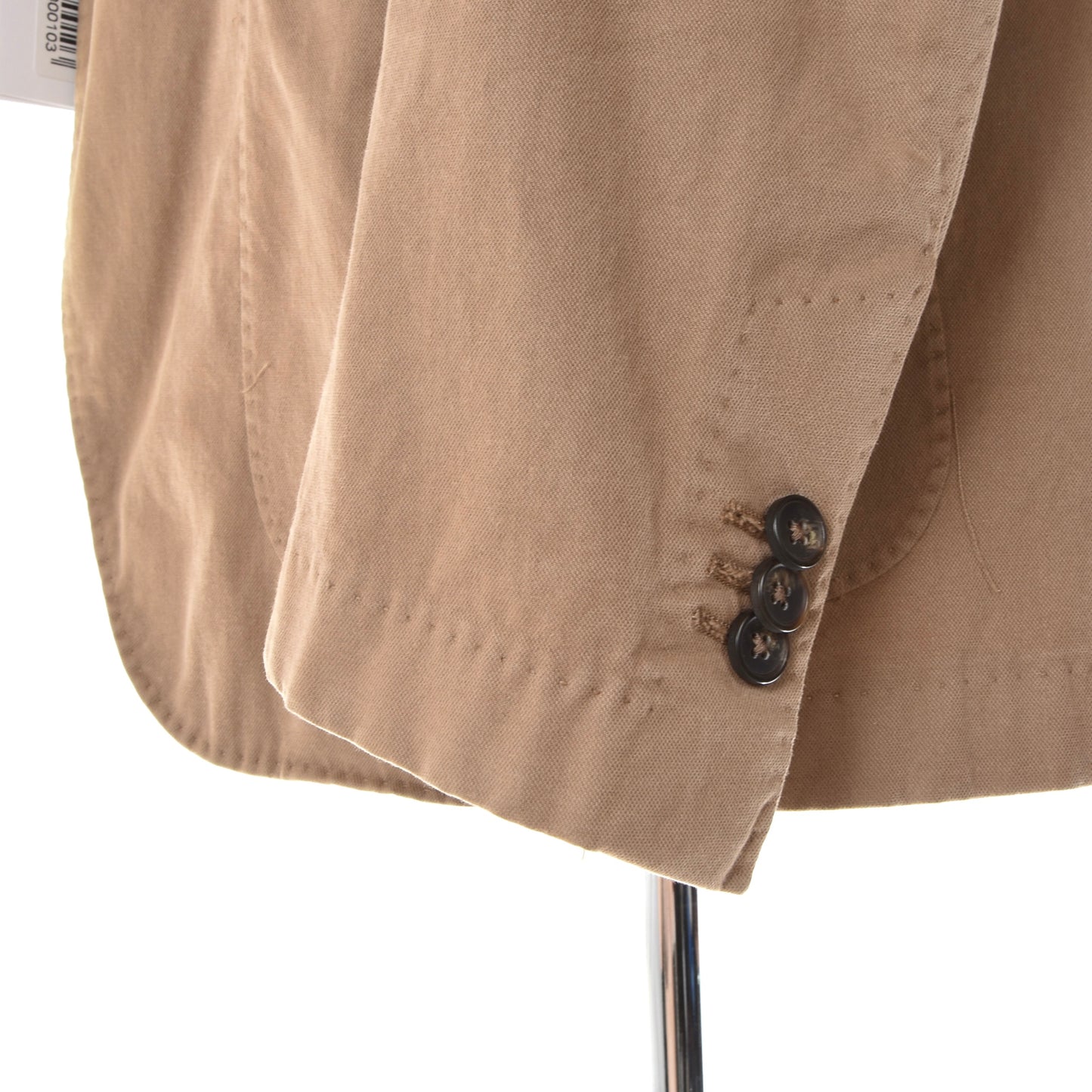 Nervesa Informal Unstructured Cotton Jacket Size 48 ca. 53cm - Tan