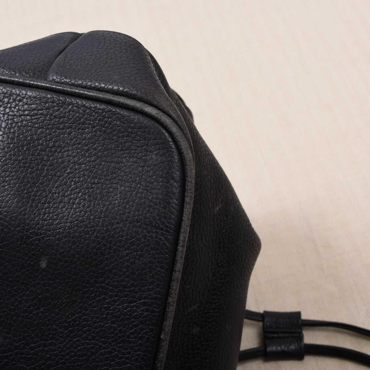 Vintage R. Horn's Wien Leder Rucksack Made in Austria - Schwarz