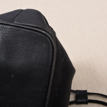 Vintage R. Horn's Wien Leder Rucksack Made in Austria - Schwarz