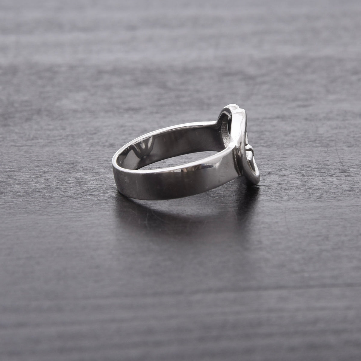 Vintage Gucci .925 Sterlingsilber GG Ring Ø 18mm