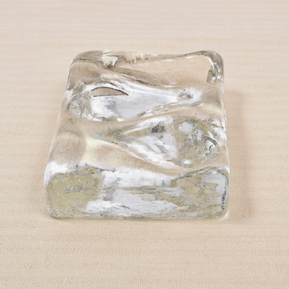 Vintage Solid Glass Pipe Stand