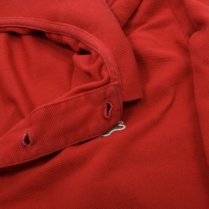 Vintage Lacoste 3er Polo-Shirts Made in France Größe 4 ca. 50,5-54cm - Petrol/Rot/Grün