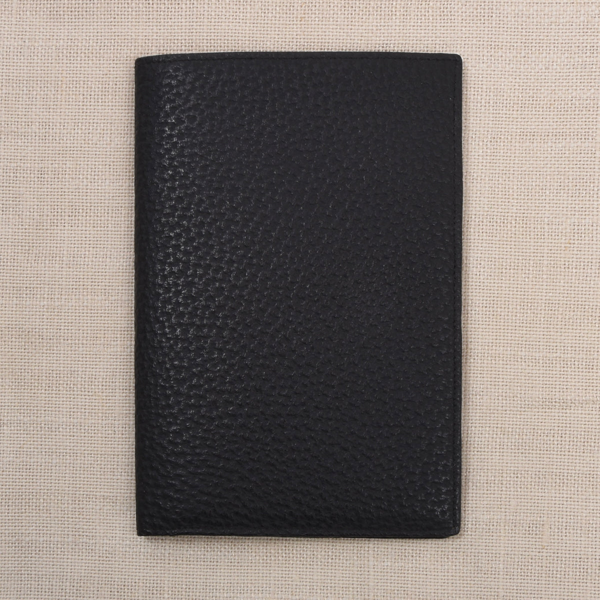 NOS Luxury Leather Travel Wallet Unsigned F. Schulz ca. 10cm - Black