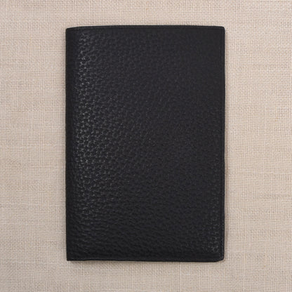 NOS Luxury Leather Travel Wallet Unsigned F. Schulz ca. 10cm - Black