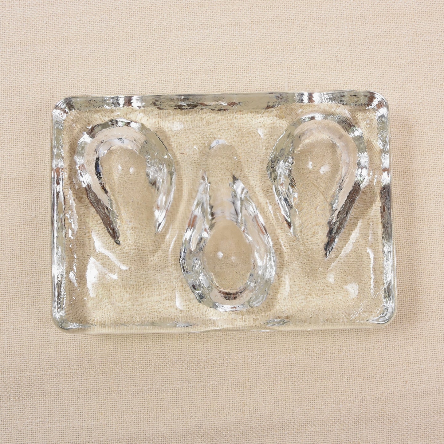 Vintage Solid Glass Pipe Stand