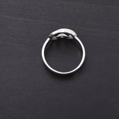 Vintage Gucci .925 Sterlingsilber GG Ring Ø 18mm