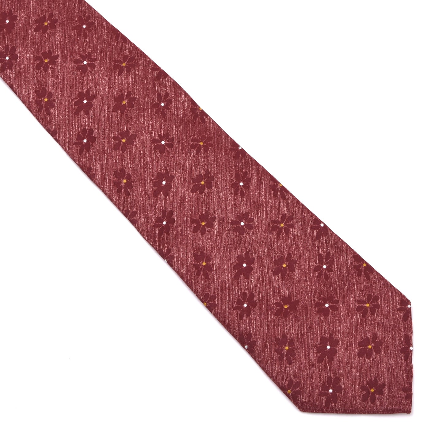 Kenzo Homme Seidenkrawatte Made in Italy - Rote Blumen