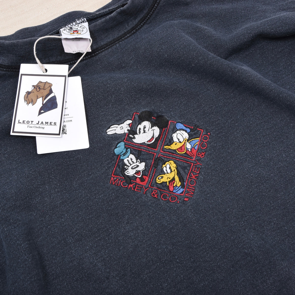 Vintage 1990er Disney x Goodmark Sweatshirt Gr. XL Made in Canada- Blau