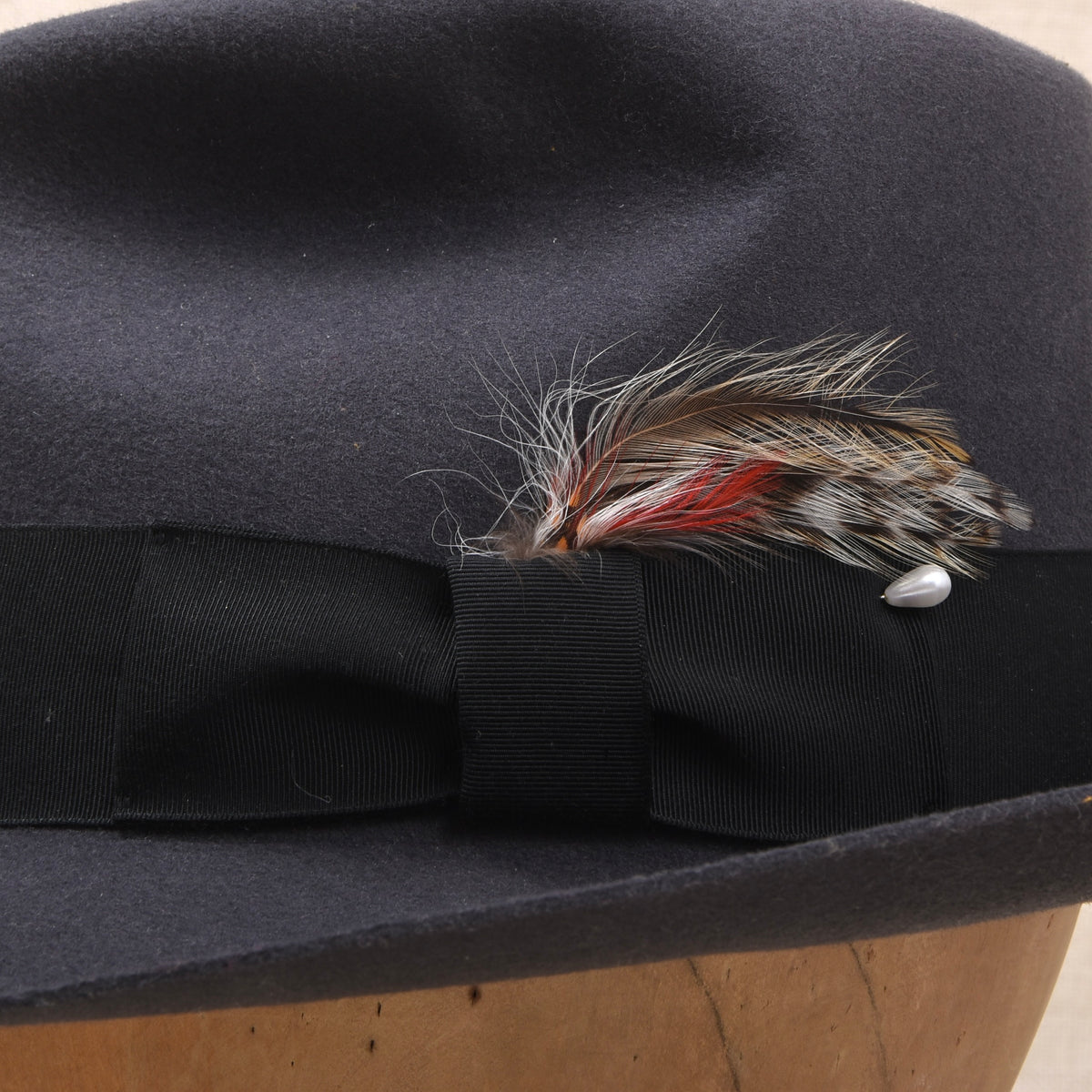 The Untouchables Wolle Fedora Gr. M Made in the USA - Grau
