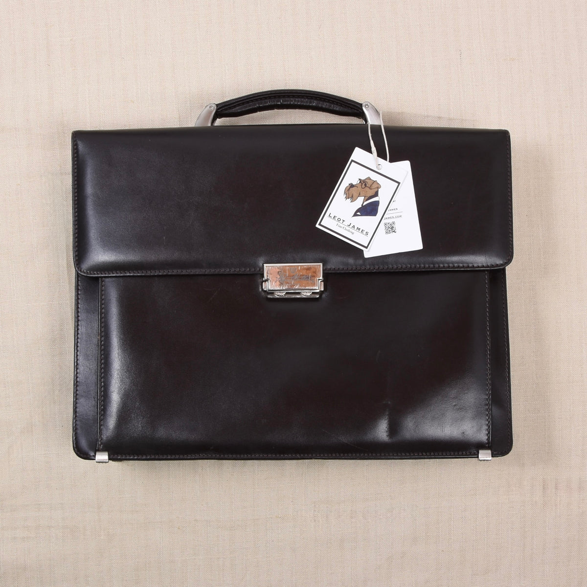 Pierre Waldon Leather Briefcase/Attaché - Brown